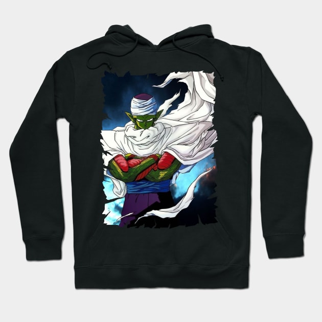 PICCOLO ANIME MERCHANDISE Hoodie by Rons Frogss